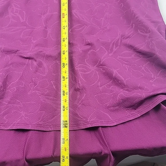 NWT Callaway Magenta purple floral embossed vneck Opti-dry polo XS - Picture 10 of 10